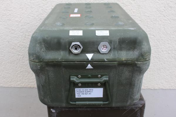 Transportkiste Kiste Bundeswehr Box Transportbox GFK Maibach 60x40x30 Gebr No7